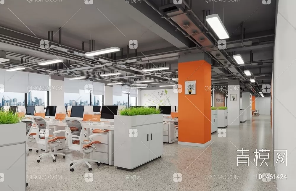 OFFICE ROOM – 3D BLOCK – 3D MODELS – 126