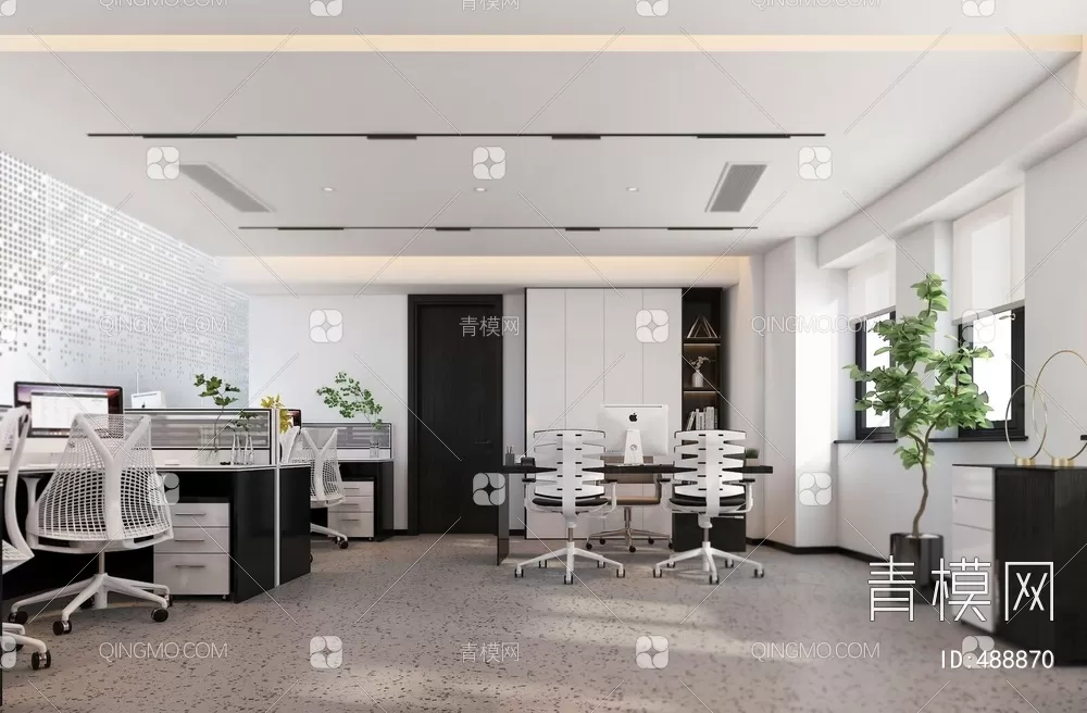 OFFICE ROOM – 3D BLOCK – 3D MODELS – 133