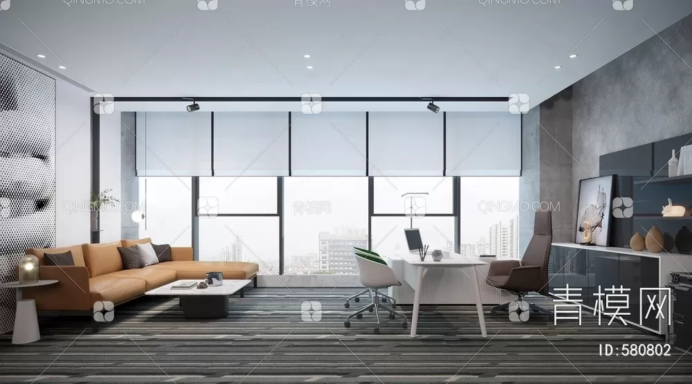 OFFICE ROOM – 3D BLOCK – 3D MODELS – 158