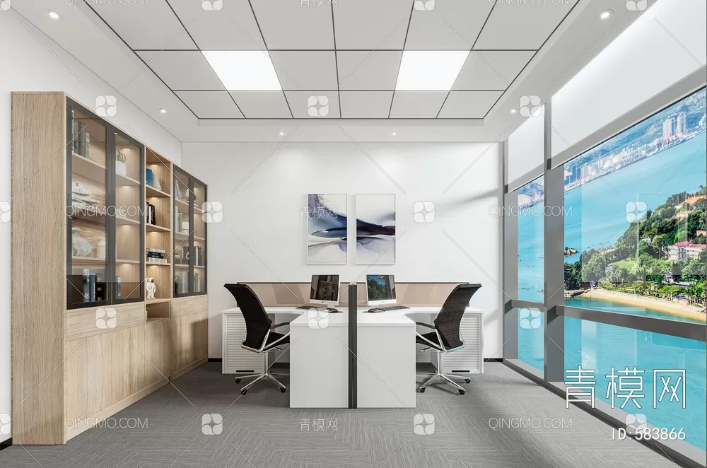 OFFICE ROOM – 3D BLOCK – 3D MODELS – 159