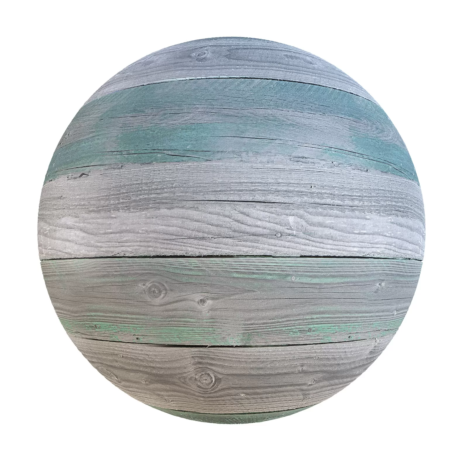 Cgaxis Pbr 13 Green Painted Wooden Planks 1
