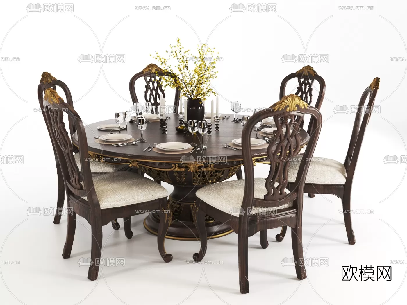 CLASSIC – TABLE 3D MODELS – 016