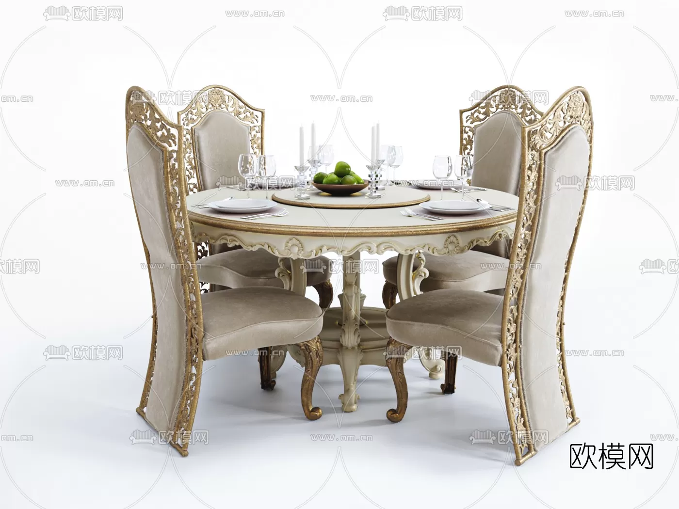 CLASSIC – TABLE 3D MODELS – 019