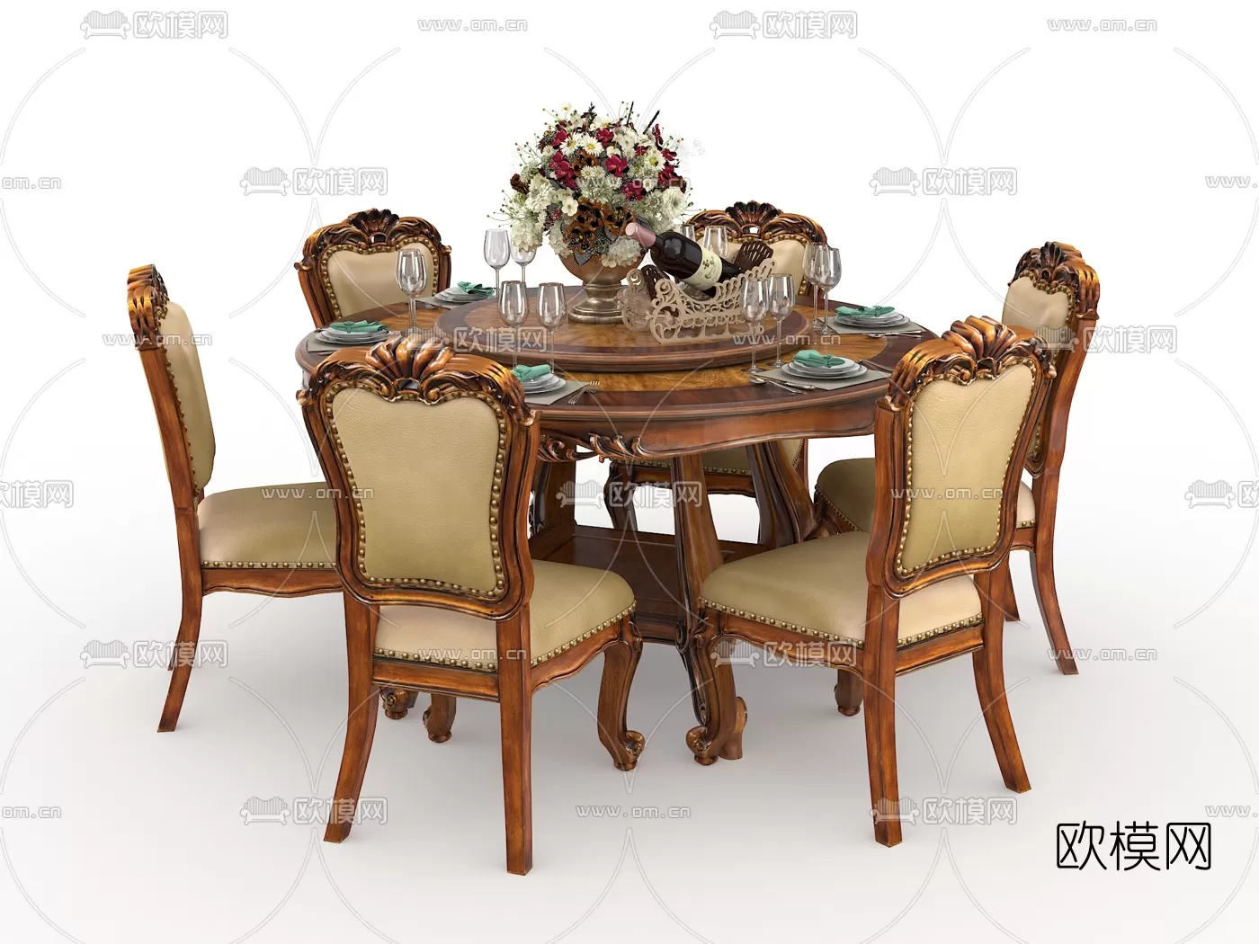 CLASSIC – TABLE 3D MODELS – 026
