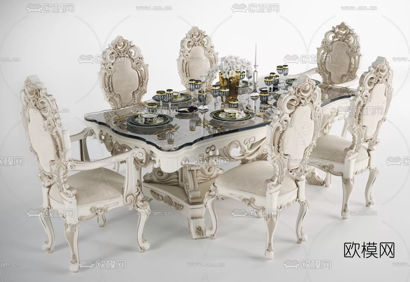 CLASSIC – TABLE 3D MODELS – 027