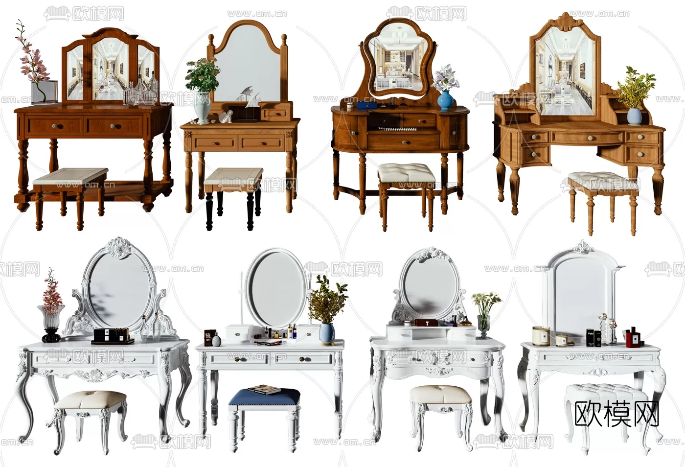CLASSIC – DESSING TABLE 3D MODELS – 003