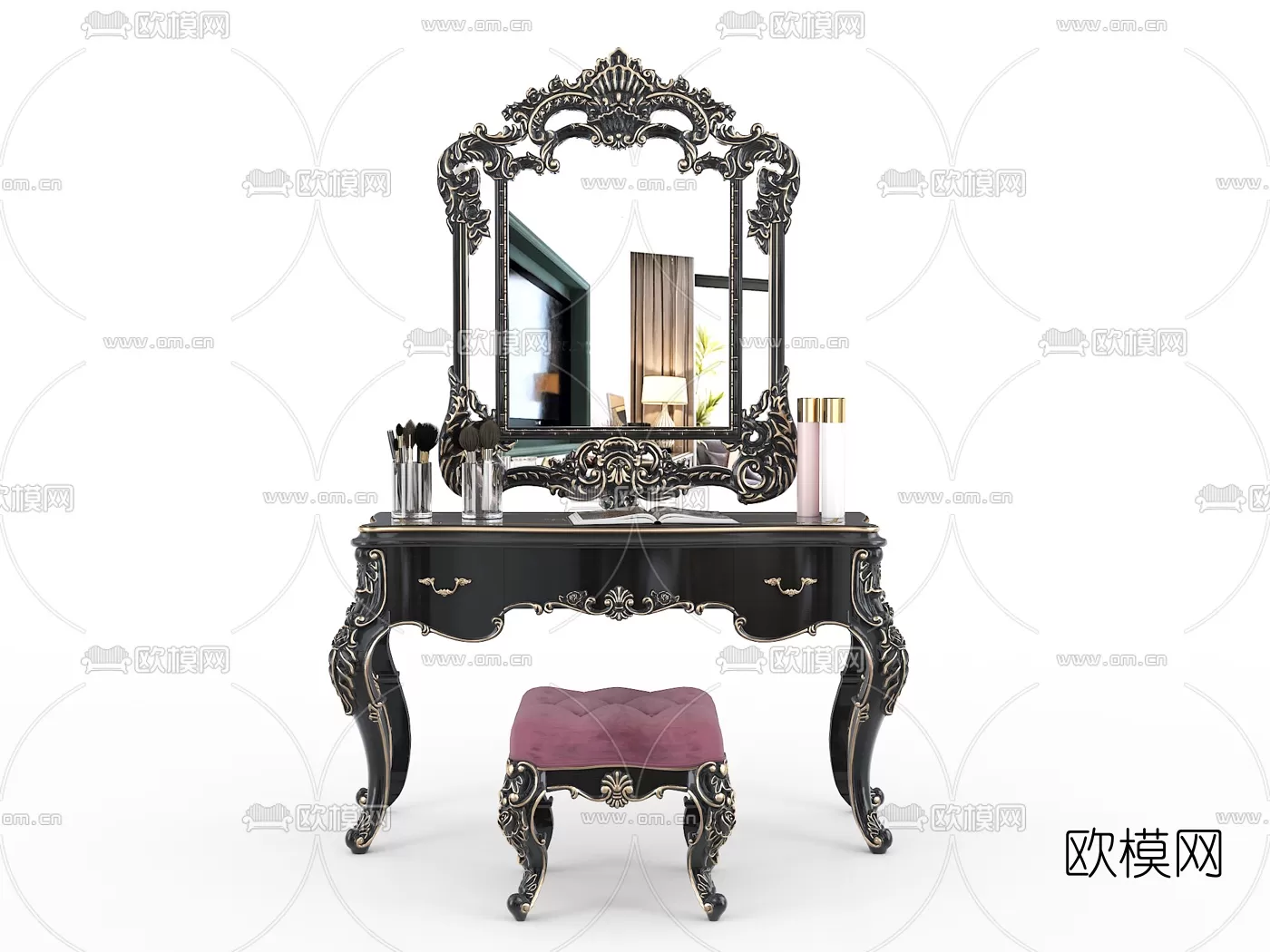 CLASSIC – DESSING TABLE 3D MODELS – 006