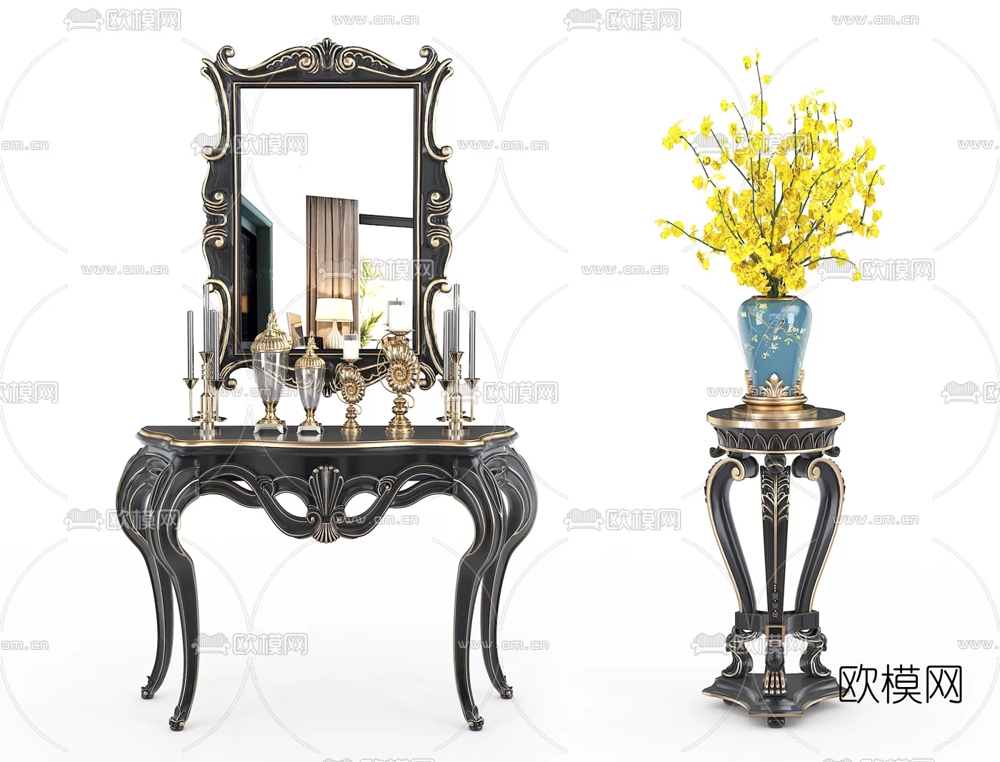 CLASSIC – DESSING TABLE 3D MODELS – 009