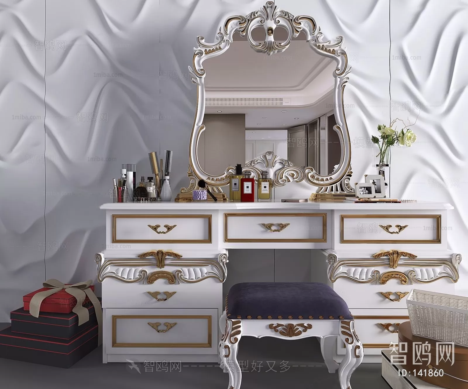 CLASSIC – DESSING TABLE 3D MODELS – 034