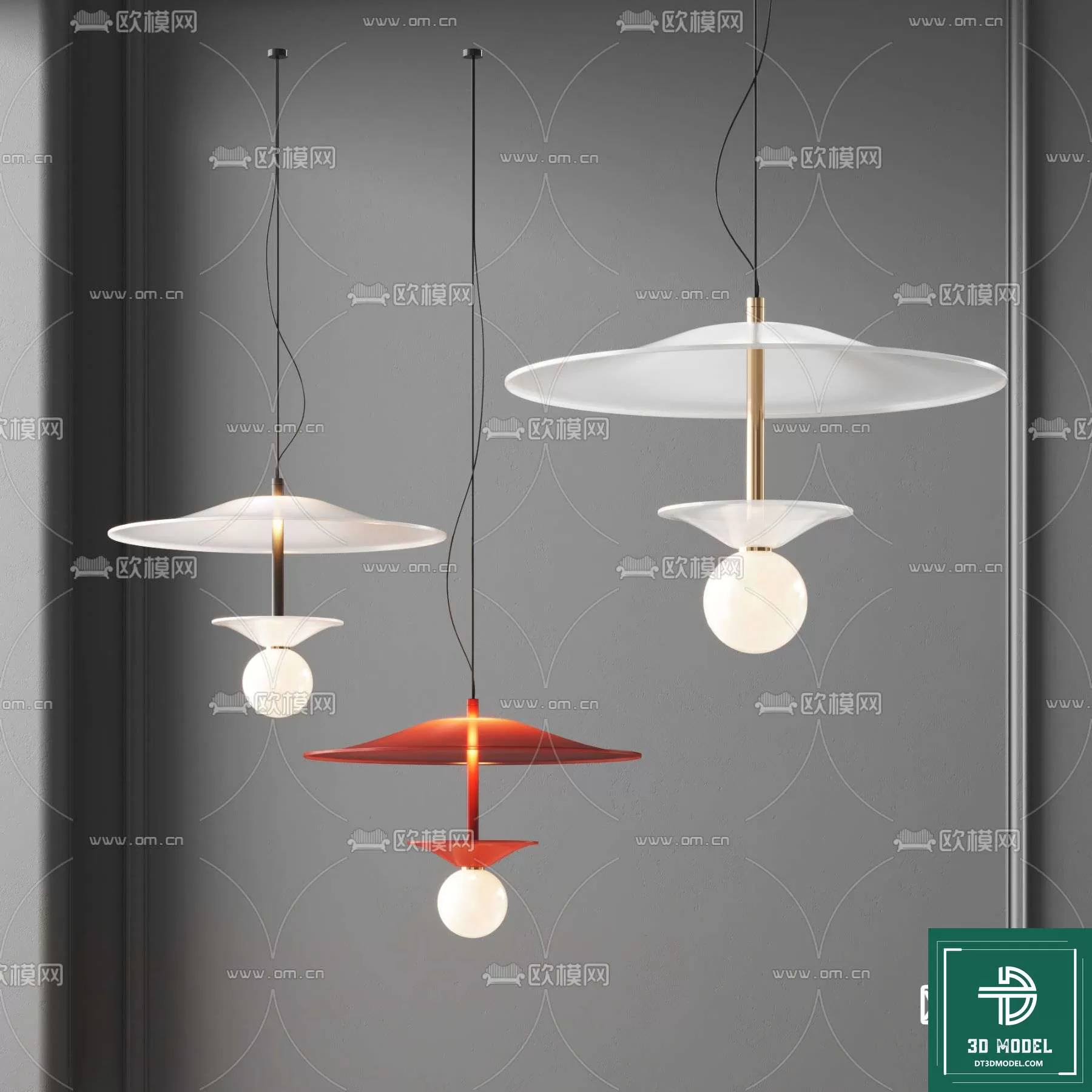 CEILING LIGHT – 3DS MODELS – 021
