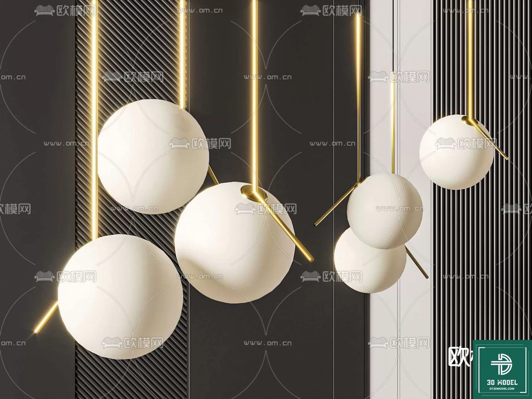 CEILING LIGHT – 3DS MODELS – 068