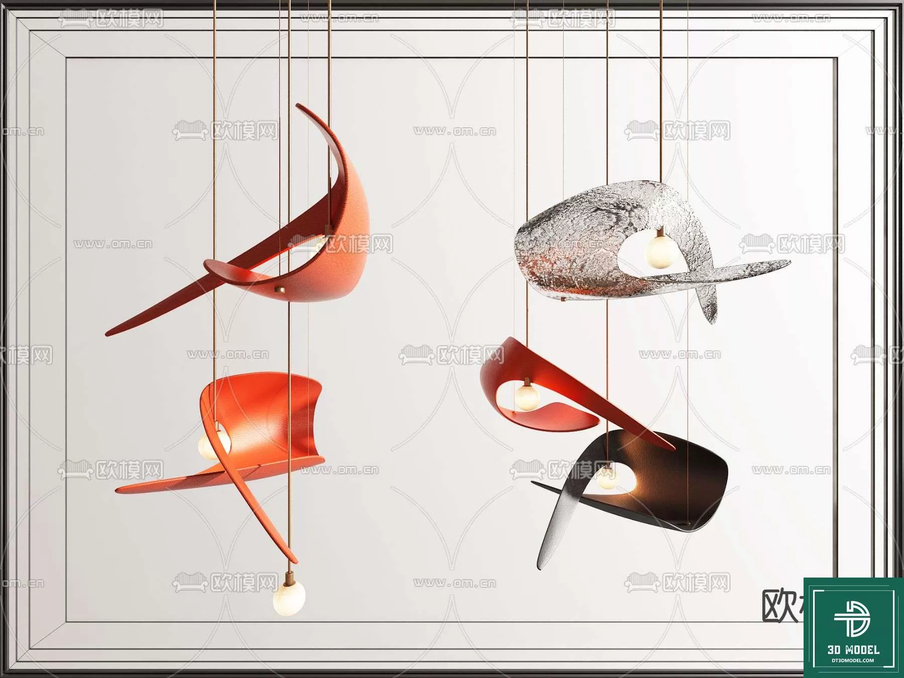 CEILING LIGHT – 3DS MODELS – 124