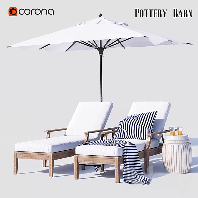 Architecture – 3D Models – Belmont set by Pottery Barn