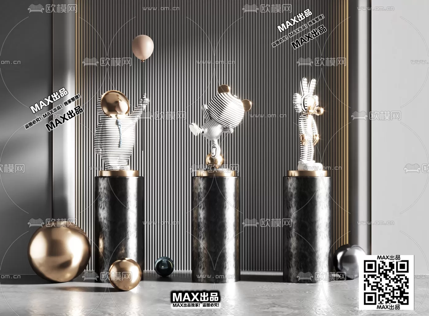 DECORATION 3D MODELS – 3DS MAX – 013