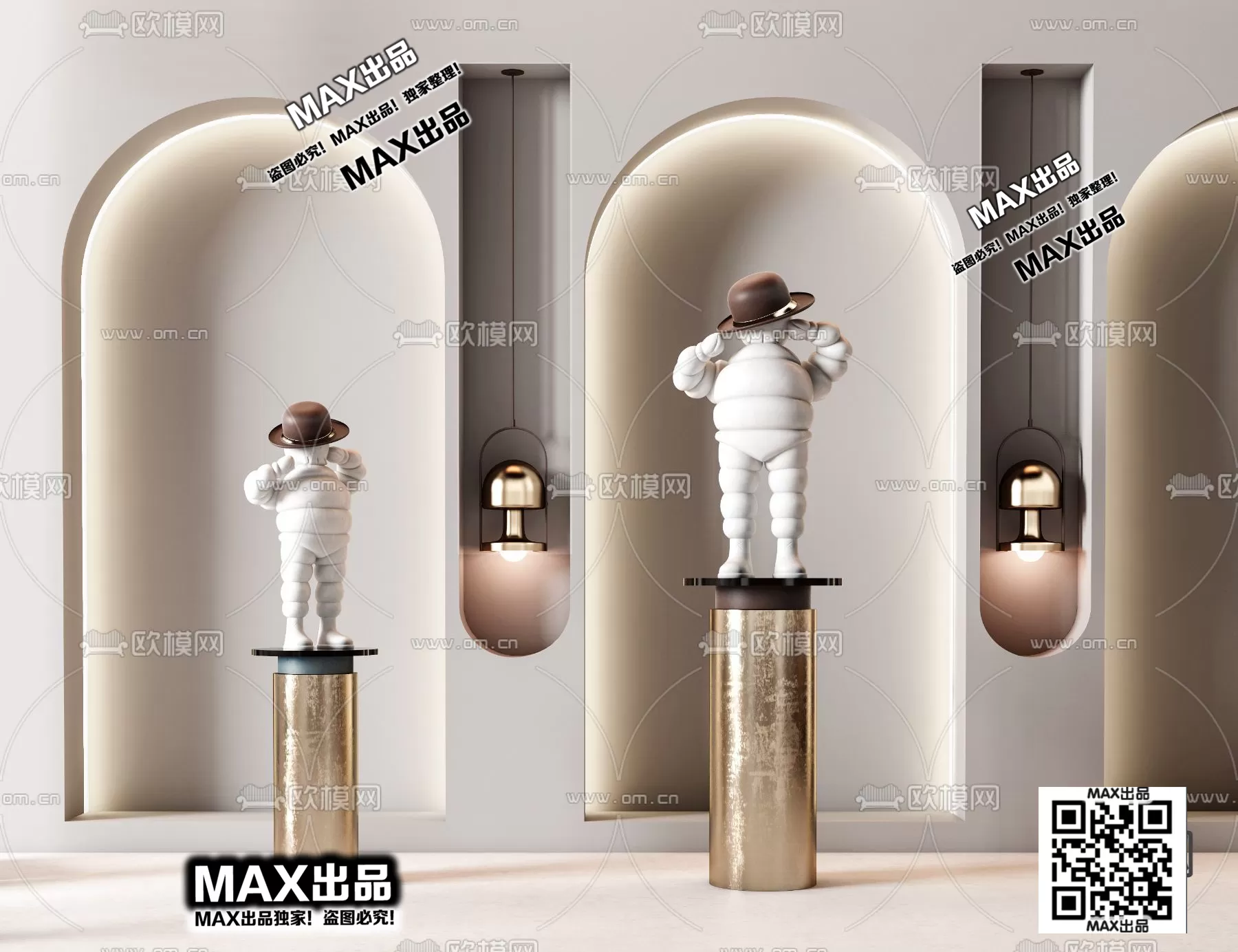 DECORATION 3D MODELS – 3DS MAX – 020