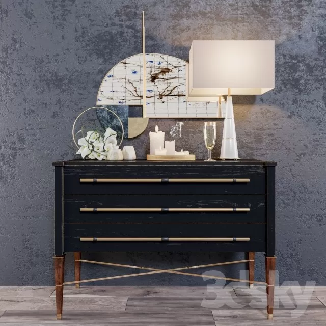 Sideboard – Chest of Drawers – 3D Models – 0127