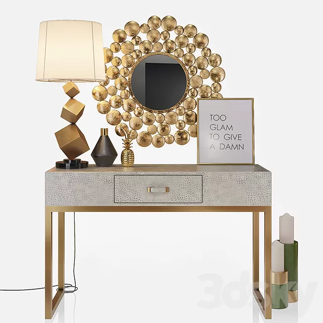 Consoles 3D Models – Out There Interiors Barnardine