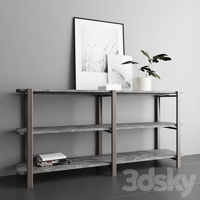 Racks – 3D Models – ALAKA Shelving unit retegui
