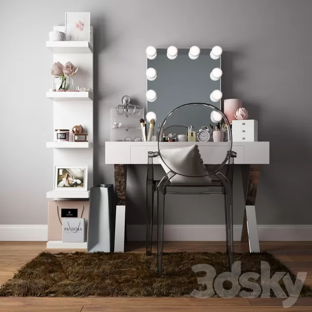 Dressing Table – 3D Models – 0001