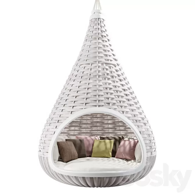 Furniture 3D Models – Others – Hanging lounger Nestrest by Dedon