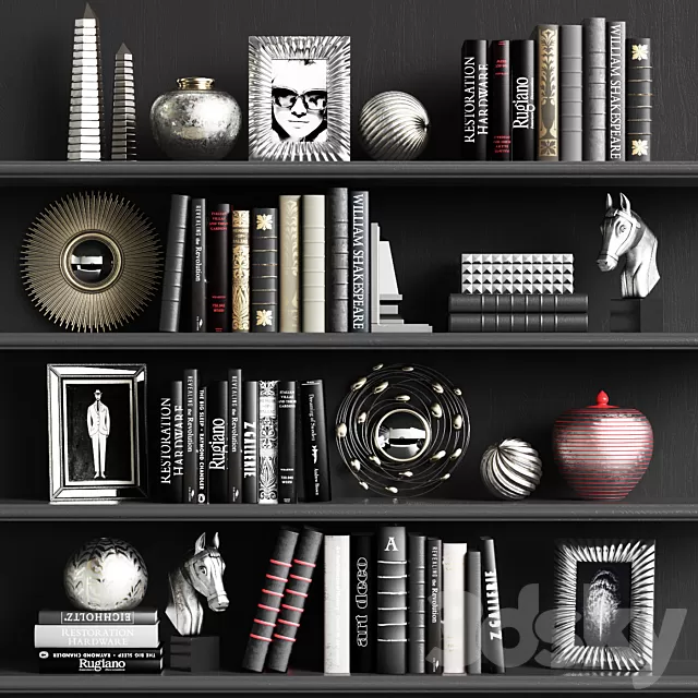 Decorative – Set – 3D Models – 0012