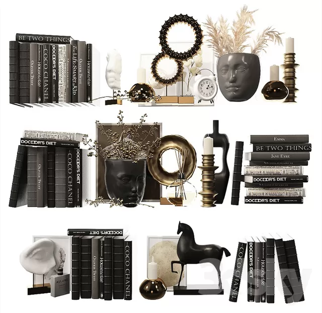 Decorative – Set – 3D Models – 0133