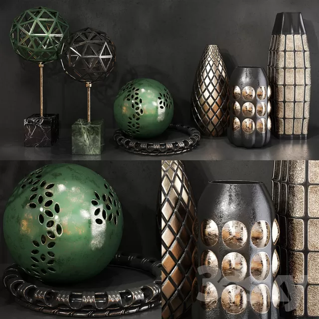 Decorative – Set – 3D Models – 0134