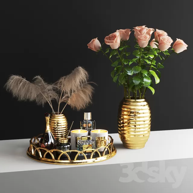 Decorative – Set – 3D Models – 0187