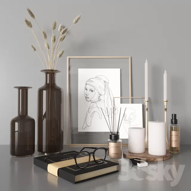 Decorative – Set – 3D Models – 0190