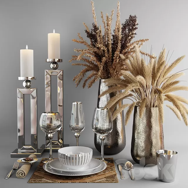 Decorative – Set – 3D Models – 0217