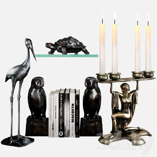 Decorative – Set – 3D Models – 0236