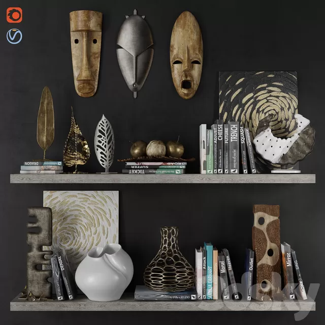 Decorative – Set – 3D Models – 0257