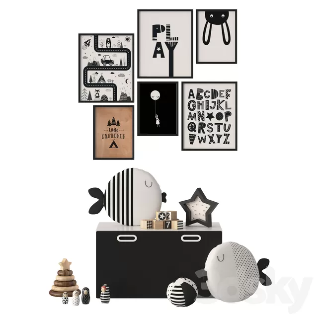 Decorative – Set – 3D Models – 0278
