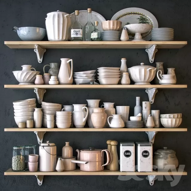 Decorative – Set – 3D Models – 0349