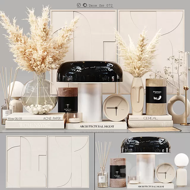 Decorative – Set – 3D Models – 0398