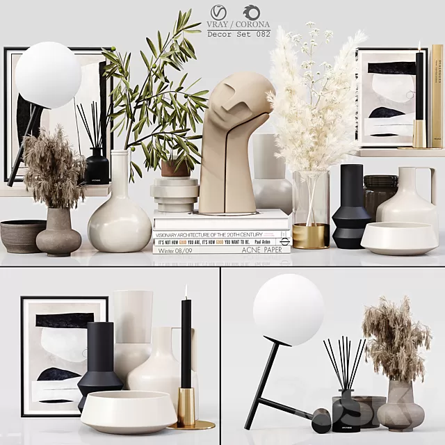 Decorative – Set – 3D Models – 0403