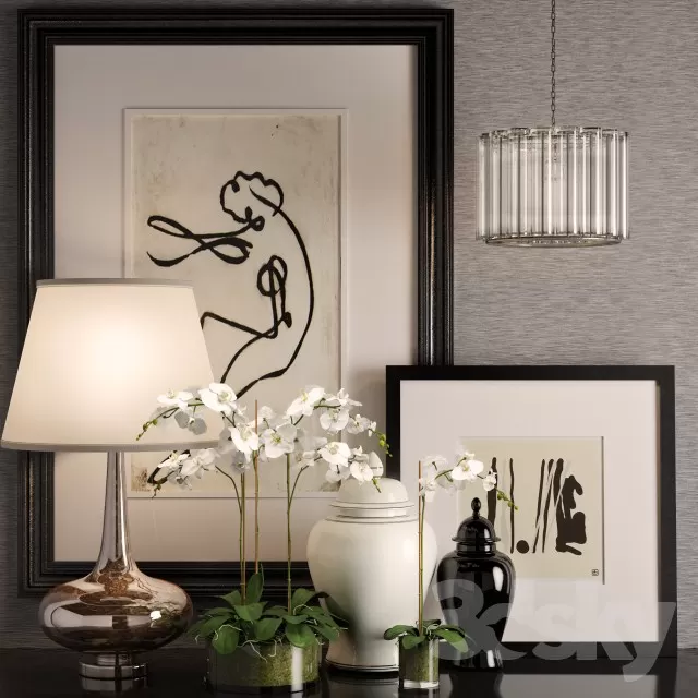 Decorative – Set – 3D Models – 0456