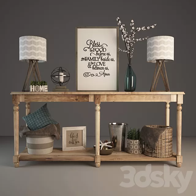 Decorative – Set – 3D Models – Modern decor