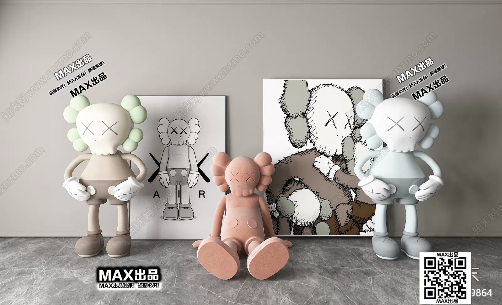 DECORATION 3D MODELS – 3DS MAX – 064