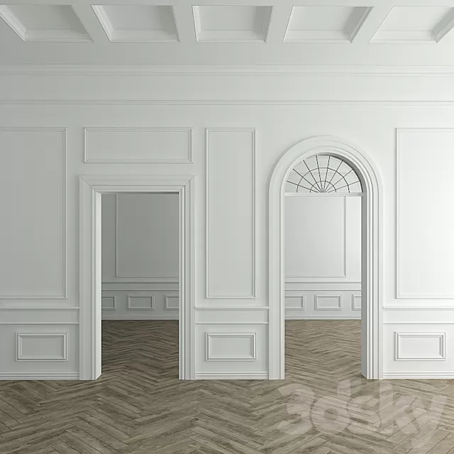 Decorative – Set – 3D Models – Harmony stucco decoration of the walls and openings