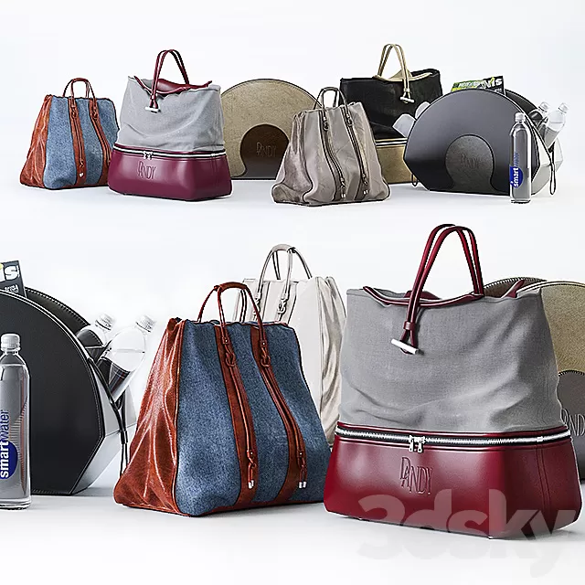 Other Decorative Objects – 3D Models – A Set of Bags Dandy Bag