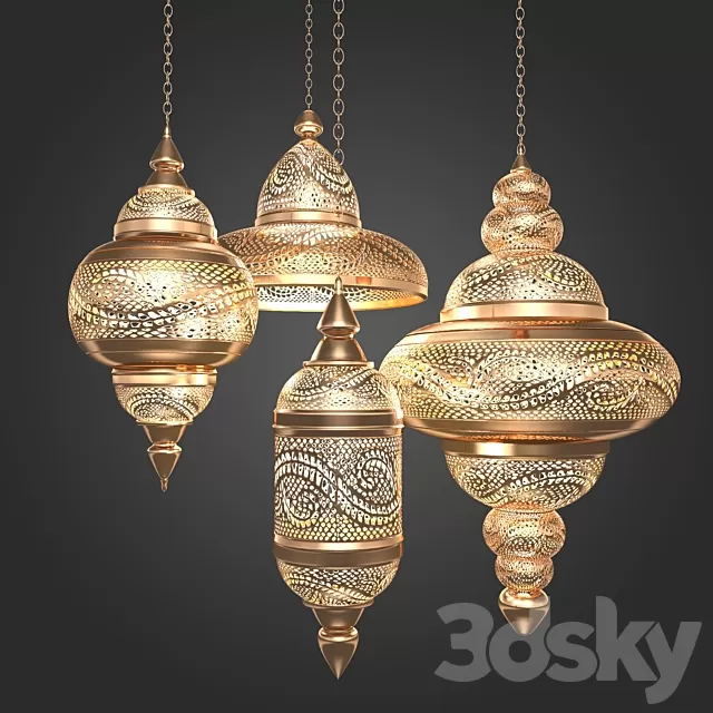 Ceiling Lights – 3D Models Download – 0048