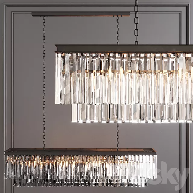Ceiling Lights – 3D Models Download – Restoration Hardware 1920S ODEON Clear