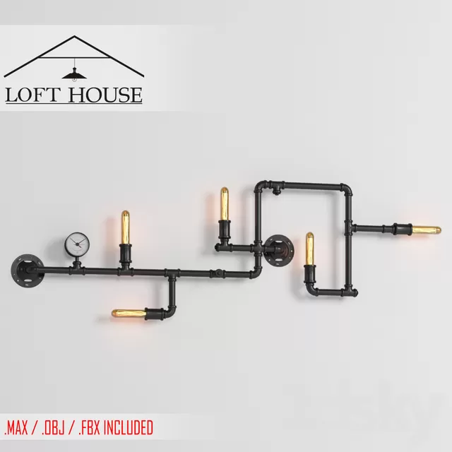 Wall Light – 3D Models – 0055