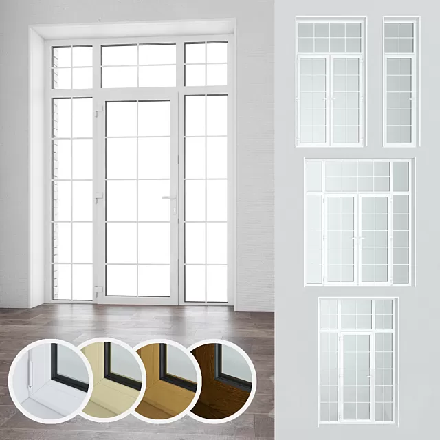 Windows – 3D Models – A set of plastic windows 16