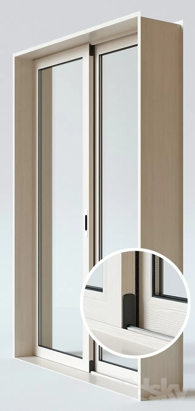 Windows – 3D Models – Sliding windows and doors 2