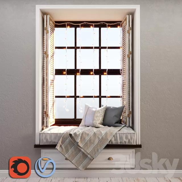 Windows – 3D Models – Window decoration 2