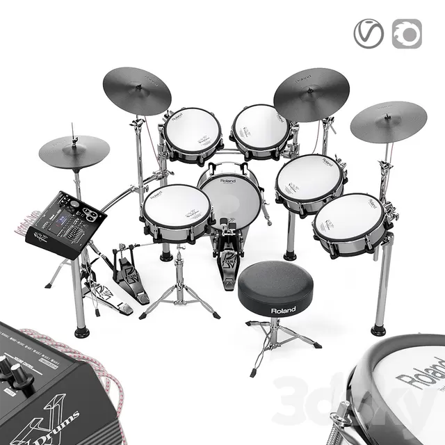 Musical Intrusments – 3D Models – 0001