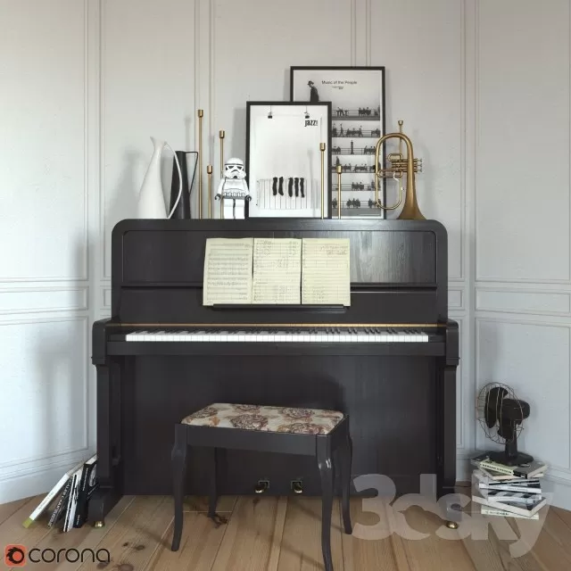 Musical Intrusments – 3D Models – 0008