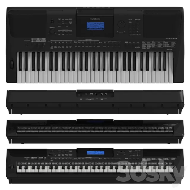 Musical Intrusments – 3D Models – YAMAHA PSR-E453